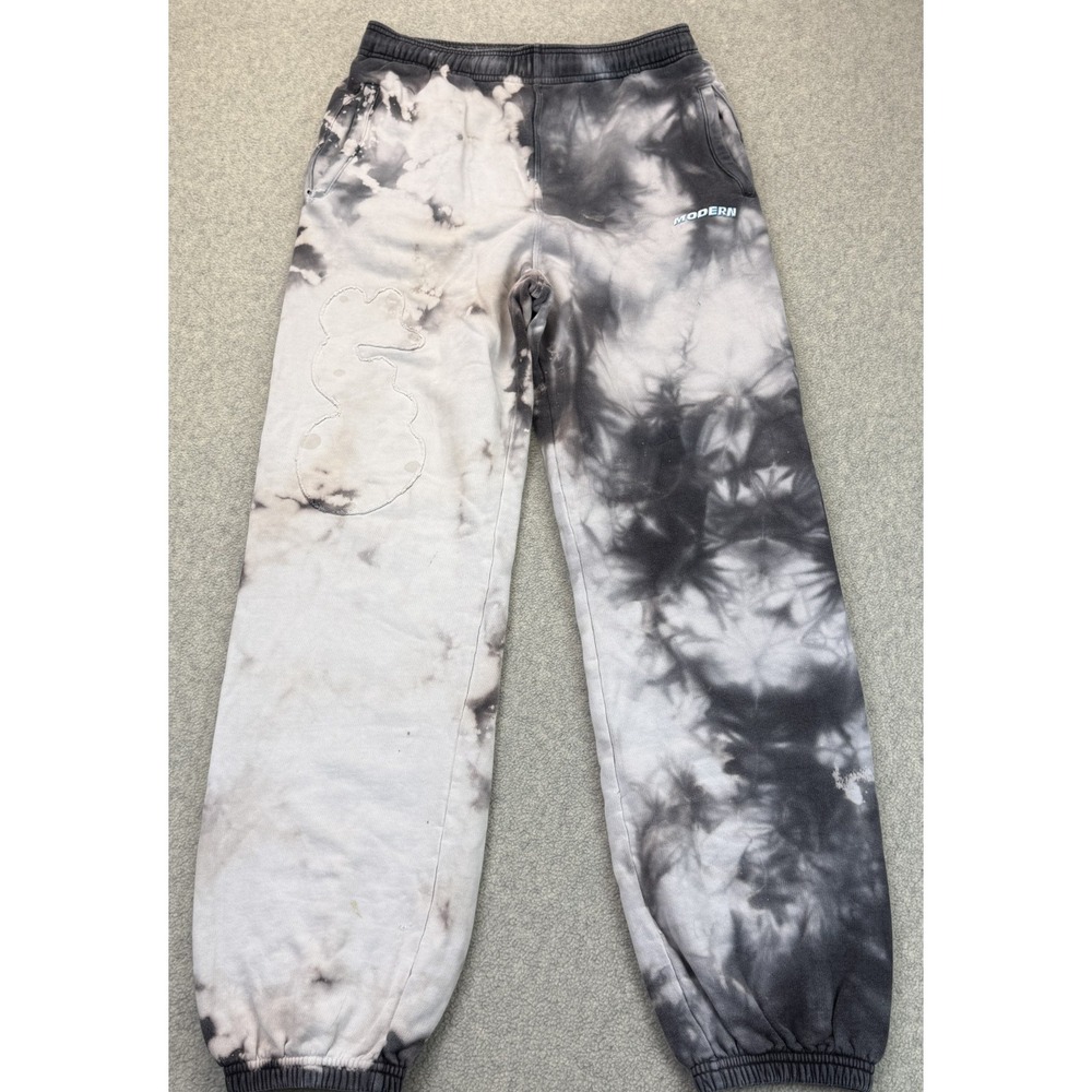 Main Label Mens Sweatpants Off White Diag Tie Dye Slim Fit Y2K Streetwear M